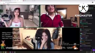 wholesome girl streamer talk with fan