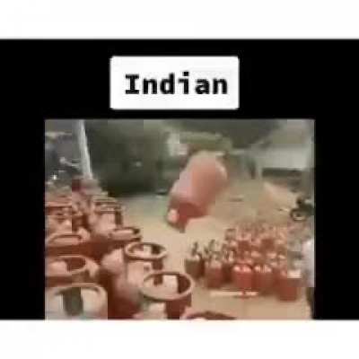Flipping a container neatly into position: US vs India