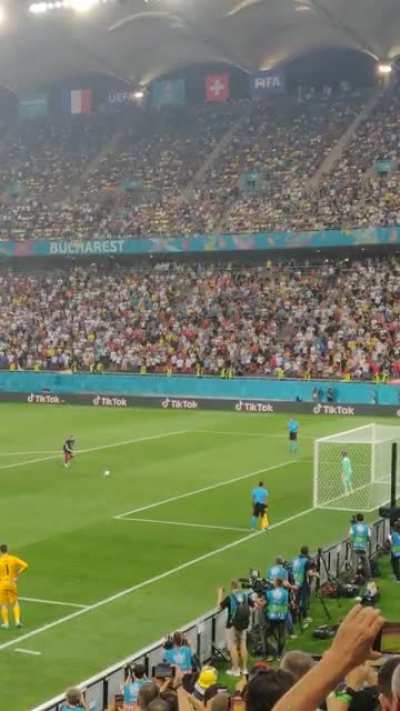 Entire soccer stadium goes bananas