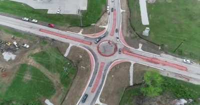 They added a roundabout near my hometown in rural, eastern Kentucky. Here is an example of how NOT to use a roundabout...