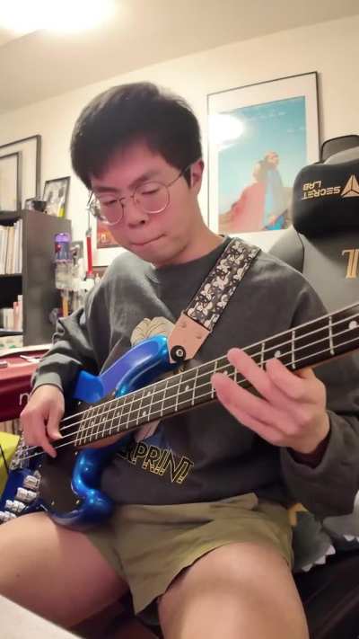 Day 12 of learning Bass! Super fun!