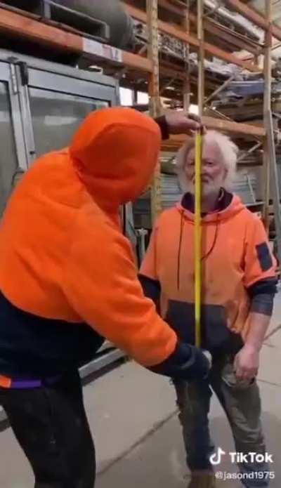 Measuring at Home Depot