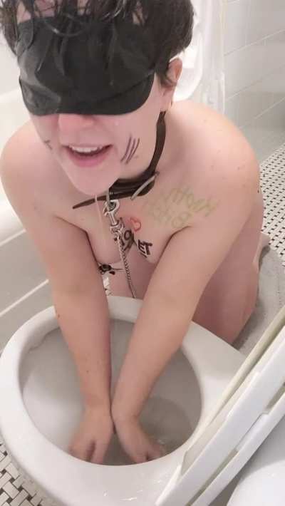 I wish I could say I lost a bet, but if I'm honest, I just do this because it makes me wet