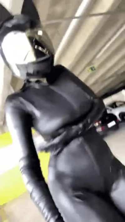 Running in catsuit
