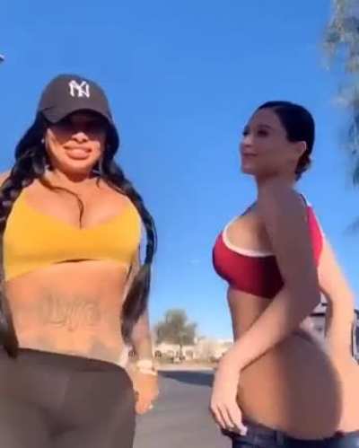 Lana Rhoades & Brittanya Razavi in public