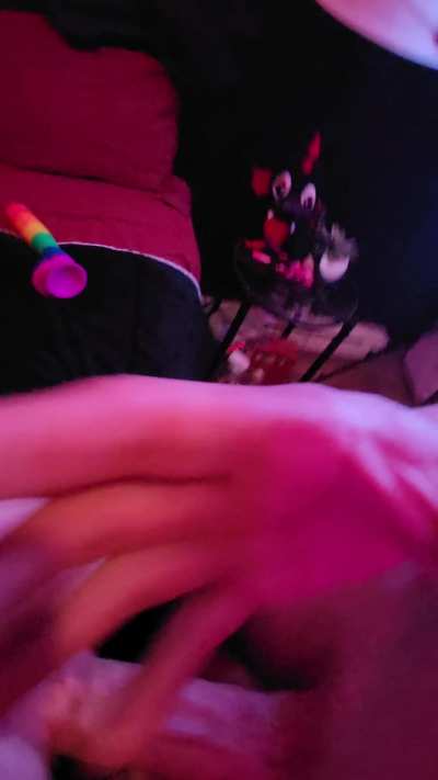 I guess my wife's friend has been dating this guy and he's only 4inchs after some talking she finally asked if she could feel what a real cock is , of course my wife agreed and so this was the start of a long sexy night