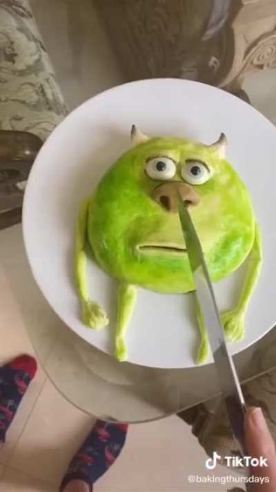 Mike Wazowski cake