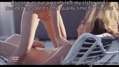 We couldn't wait for our parent's to leave