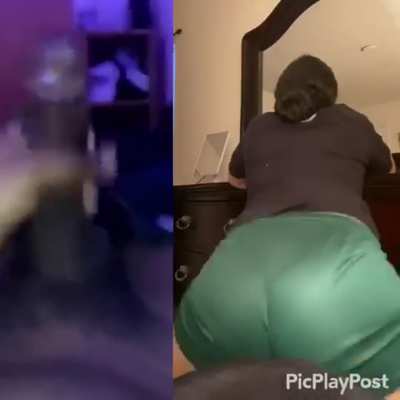 She made him lose it 😩