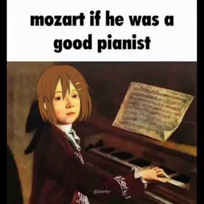 Si mozart fuera un buen pianista
