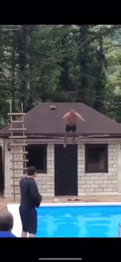 HMFT after I try to jump into the pool