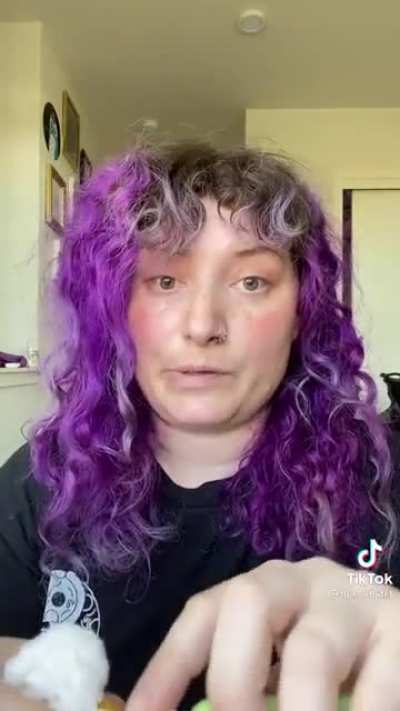 Purple hair