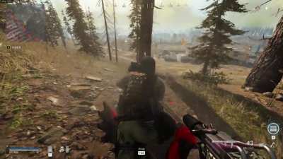 Finding edge snipers, decided I needed a quick snack before the kill.
