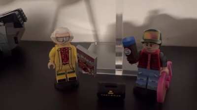 I posted my little Lego BTTF display about a month ago and thought I’d post it again with some updates I’ve made!