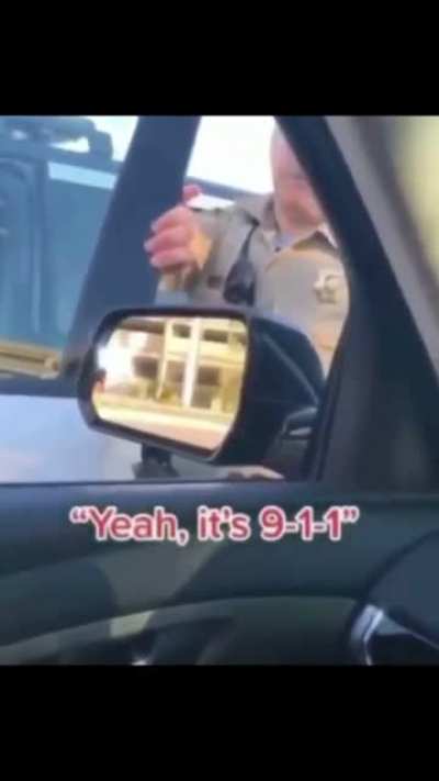 To pick up on a cop.