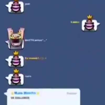 Everyone in the clan chat be like: