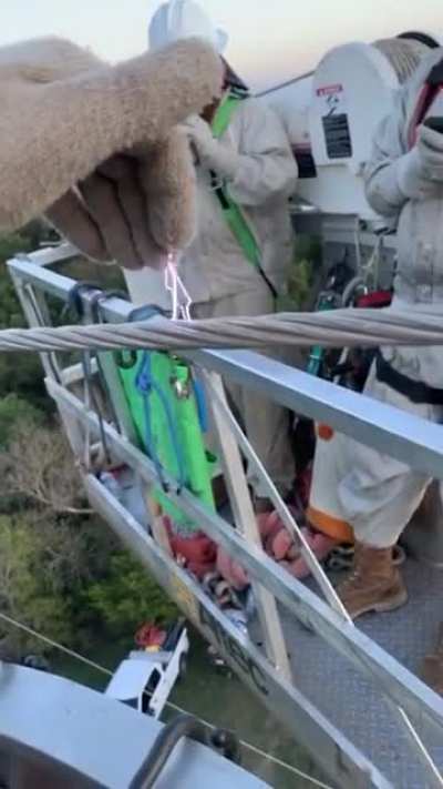 A lineman's job