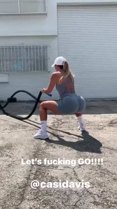 Working out!