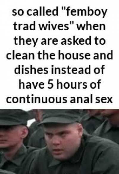 Oh, So you wanna be a trad wife?
