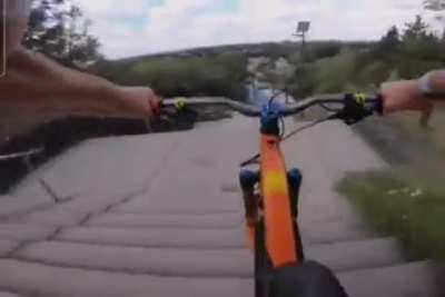 Some stairs in Landgraaf, Netherlands after some redbull.