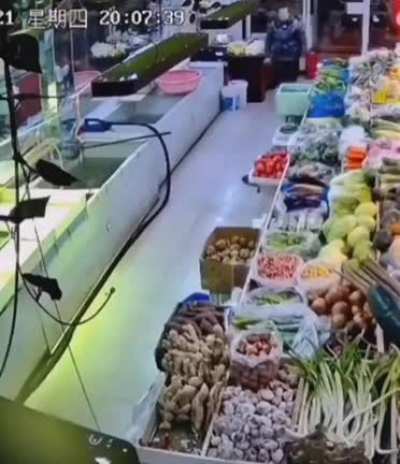 Fish trying to relocate, gets relocated..