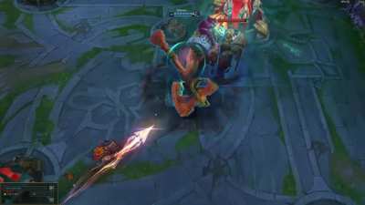 Raidboss Sion backdoors with Cho ult size