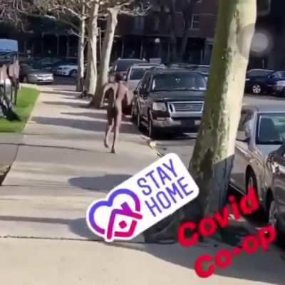 “Naked man”