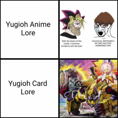 Yugioh Cards do be going hard with their lore