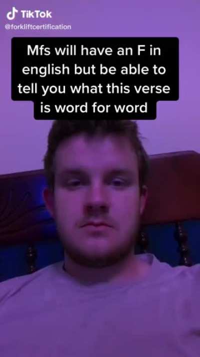Not my video lmao
