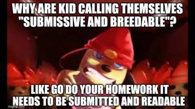 (Credits to u/Pow<wbr>erful<wbr>_Foot<wbr>ball_<wbr>77 for the image) I couldn't stop thinking about this, so I had to make Parappa actually say it