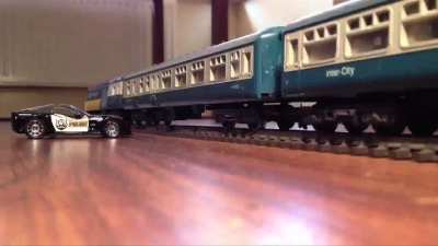 High-octane stop motion car chase with Hot Wheels cars
