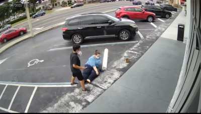 Outside of my friends donut shop