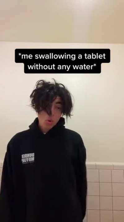 To swallow it
