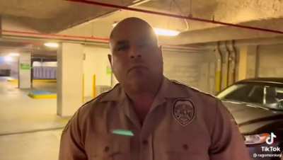 Man Doesn't Want Police Parking on the Top Floor
