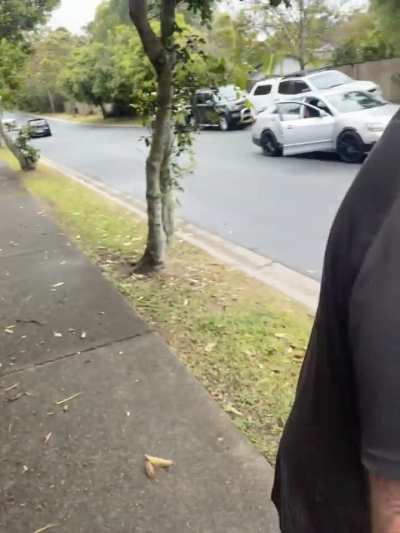 A little Aussie road rage sprinkled with some racism.