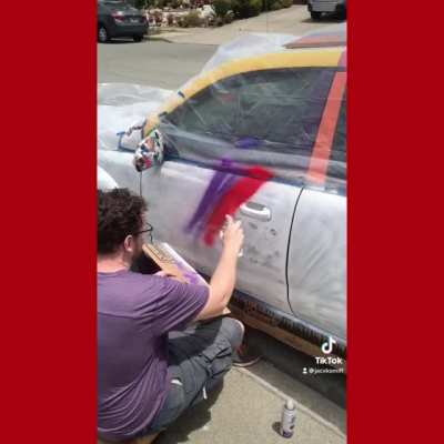 Splatter paint! Newest piece