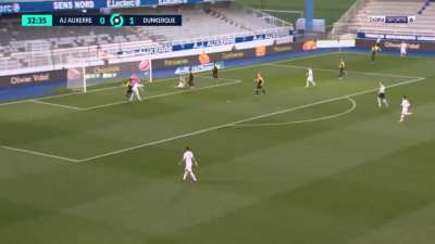 NotMeladroit: Auxerre [1]-1 Dunkerque - Mickael Le Bihan 33'