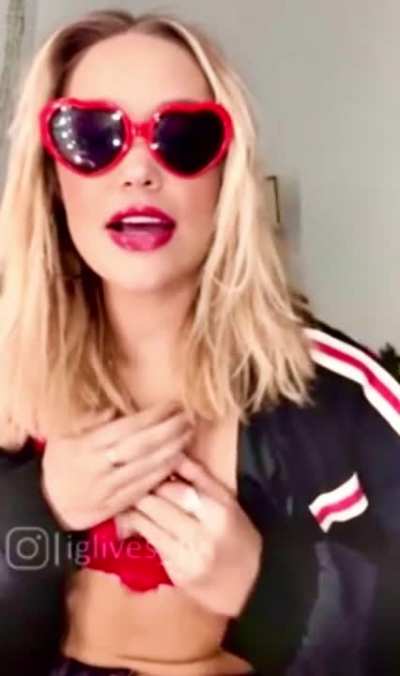Red bra