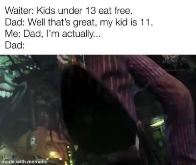 You don’t want to eat for free?