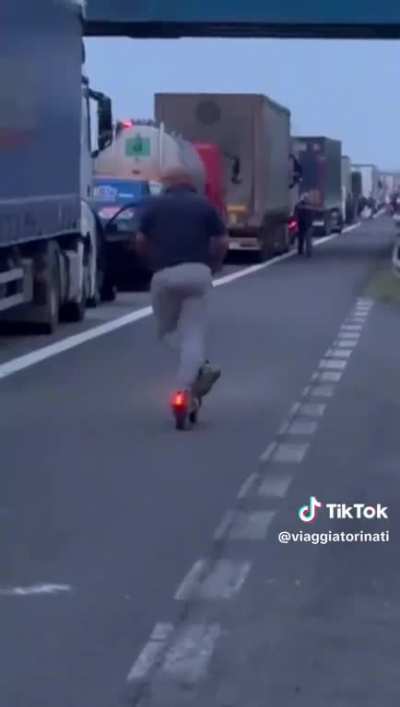 Italian traffic jam