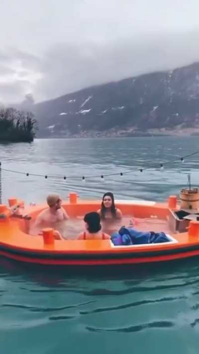 when the water is to cold on the outside..