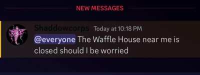 So I just opened discord.
