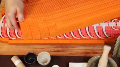 Lego Salmon Fish Cooking
