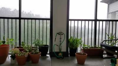 Central Florida right now. It's been raining a lot every single day, and we're due to get a hurricane early next week.