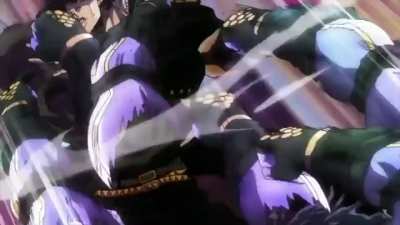 This gem of scream from jojo’s wacky quest’s “star platinum but the ora gets replaced”  