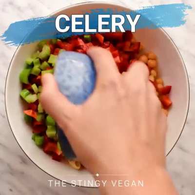 Creamy Rainbow Pasta Salad