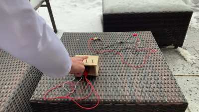 This is the rocket ignition controller I made for testing rocket fuels safely from far away. If you are interested in how it works, the link to my video on building it will be in the comments.