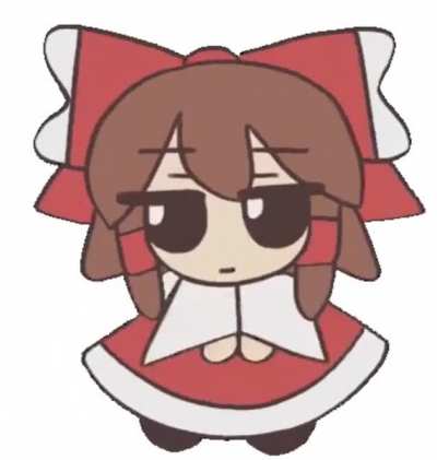 Fumo-Reimu dancing for a full 3 mins to Drake song 🎵