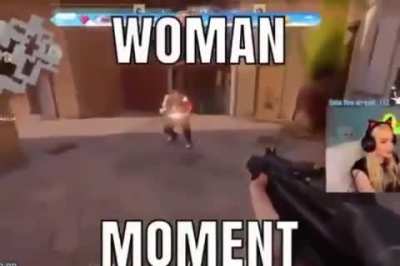Woman moment