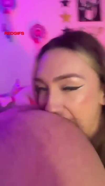 I hope you don’t expect me to stop sucking just because you came